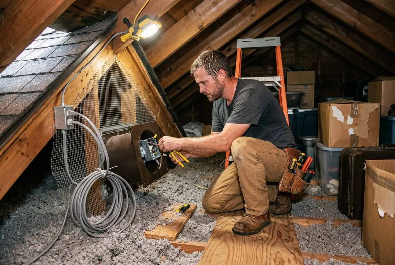 Attic Fan Installation in Phoenix, AZ